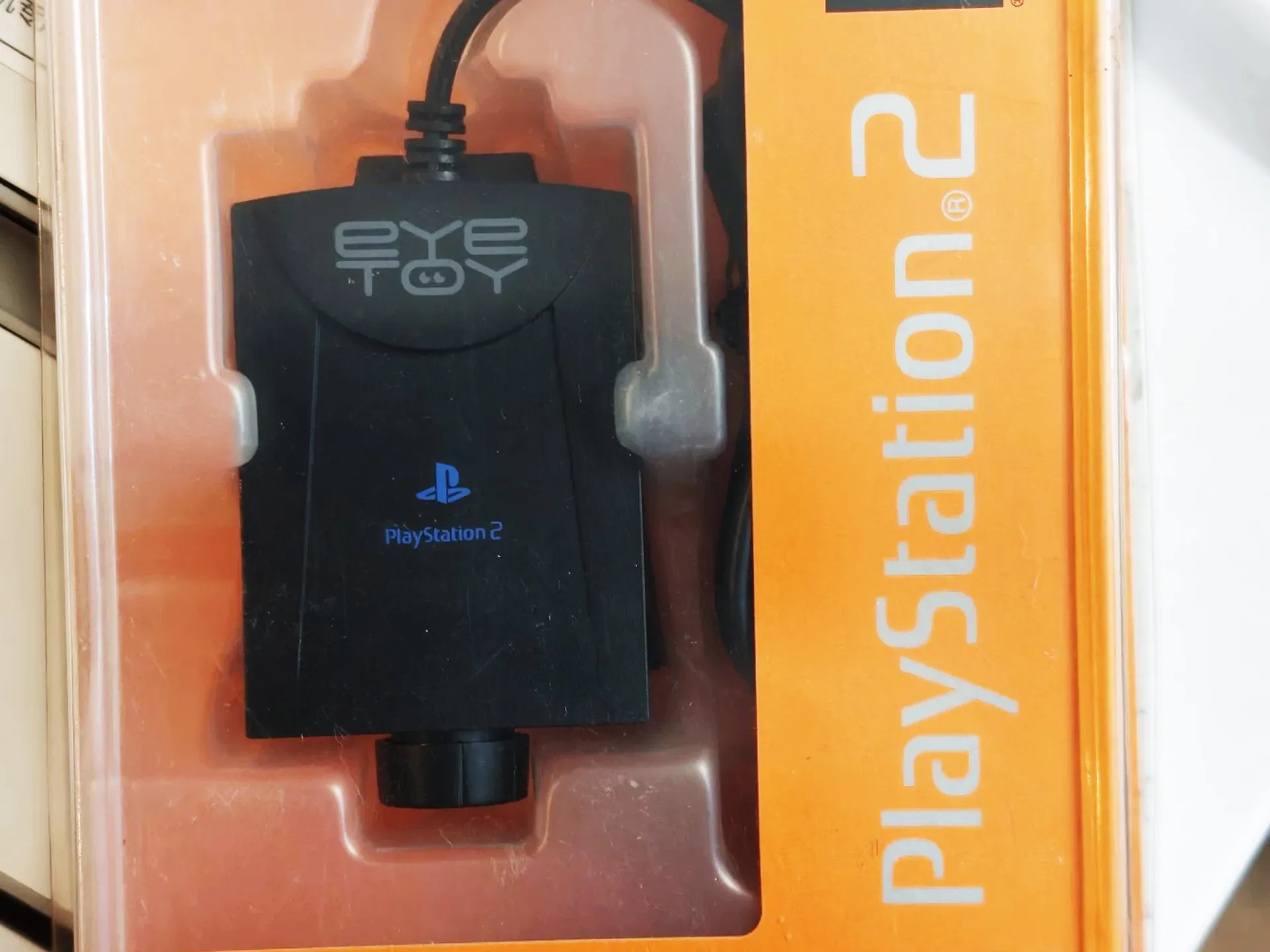 Playing EyeToy with body movement, 2003
